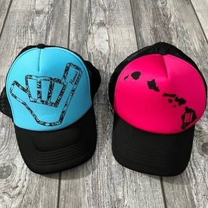 Hawaii Themed Mesh Caps - His/Hers